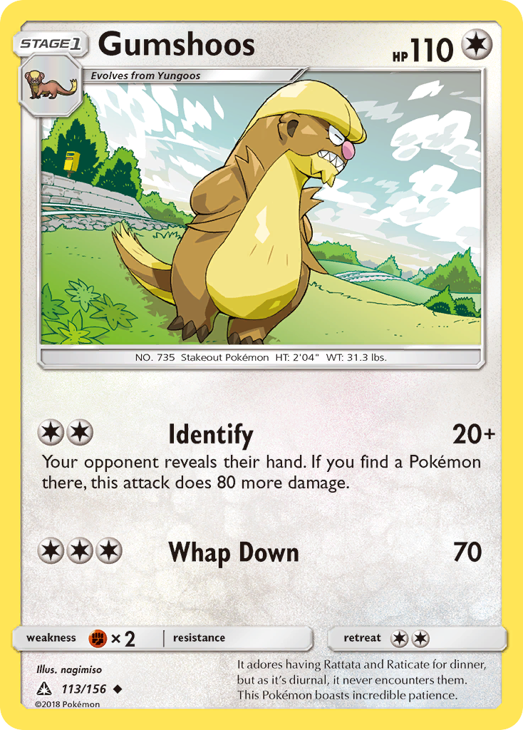 Ultra Prism Gumshoos #113/156